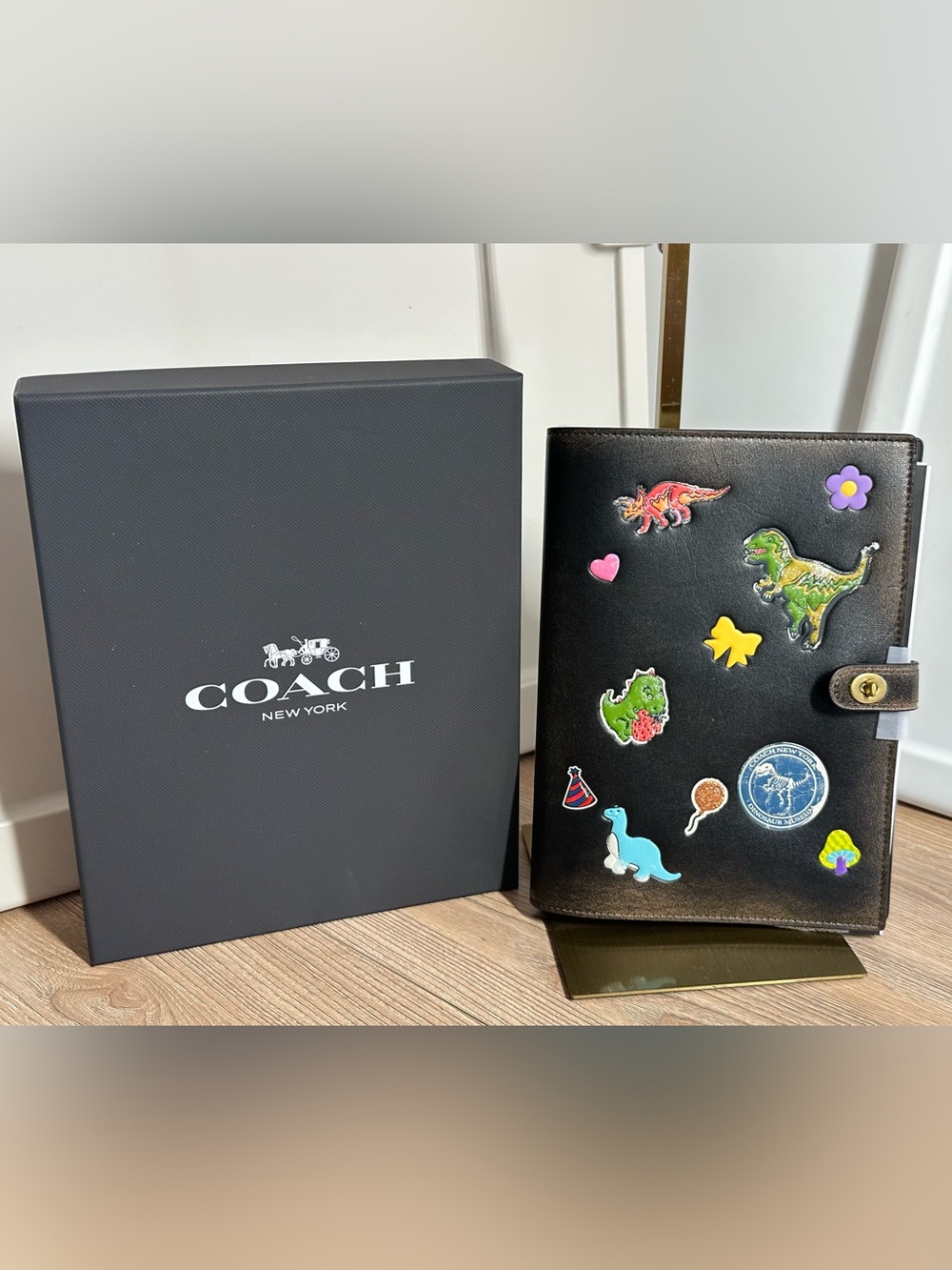 COACH REXY 10th Birthday LOVED LEATHER NOTEBOOK